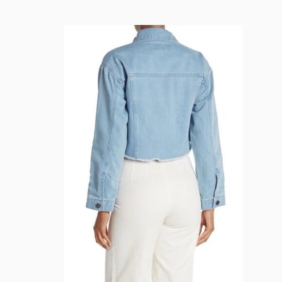 Cupcakes and Cashmere Cropped Denim Jacket - Picture 6 of 6